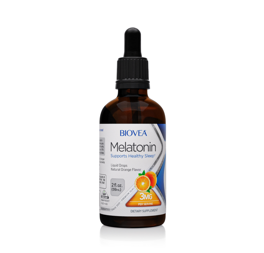 MELATONIN LIQUID 3mg (Orange) (2 fl oz) 59ml