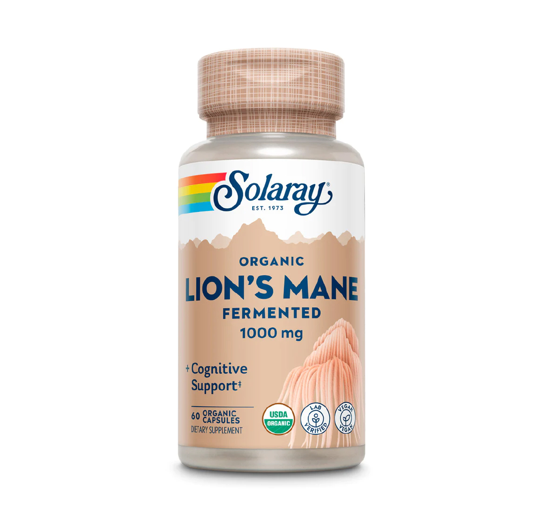 FERMENTED LION'S MANE MUSHROOM 1000mg 60 Capsules