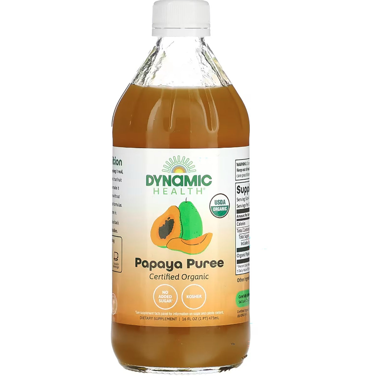 Certified Organic Papaya Puree