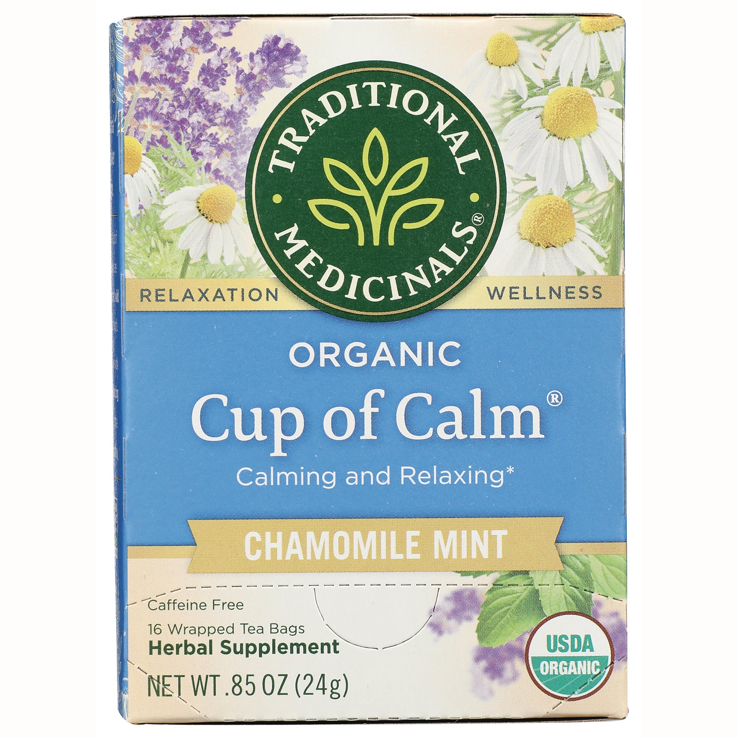 Organic Cup of Calm Tea - Chamomile Mint