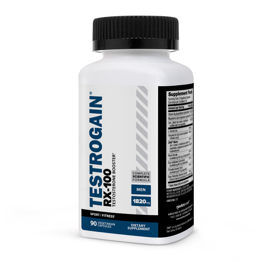 TESTROGAIN RX-100 (with Tongkat Ali) 90 Vegetarian Capsules