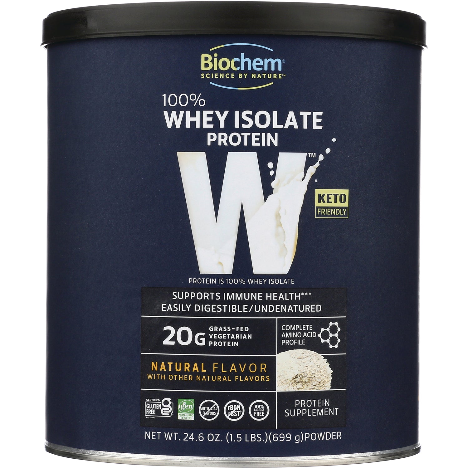 100% Whey Isolate Protein - Natural
