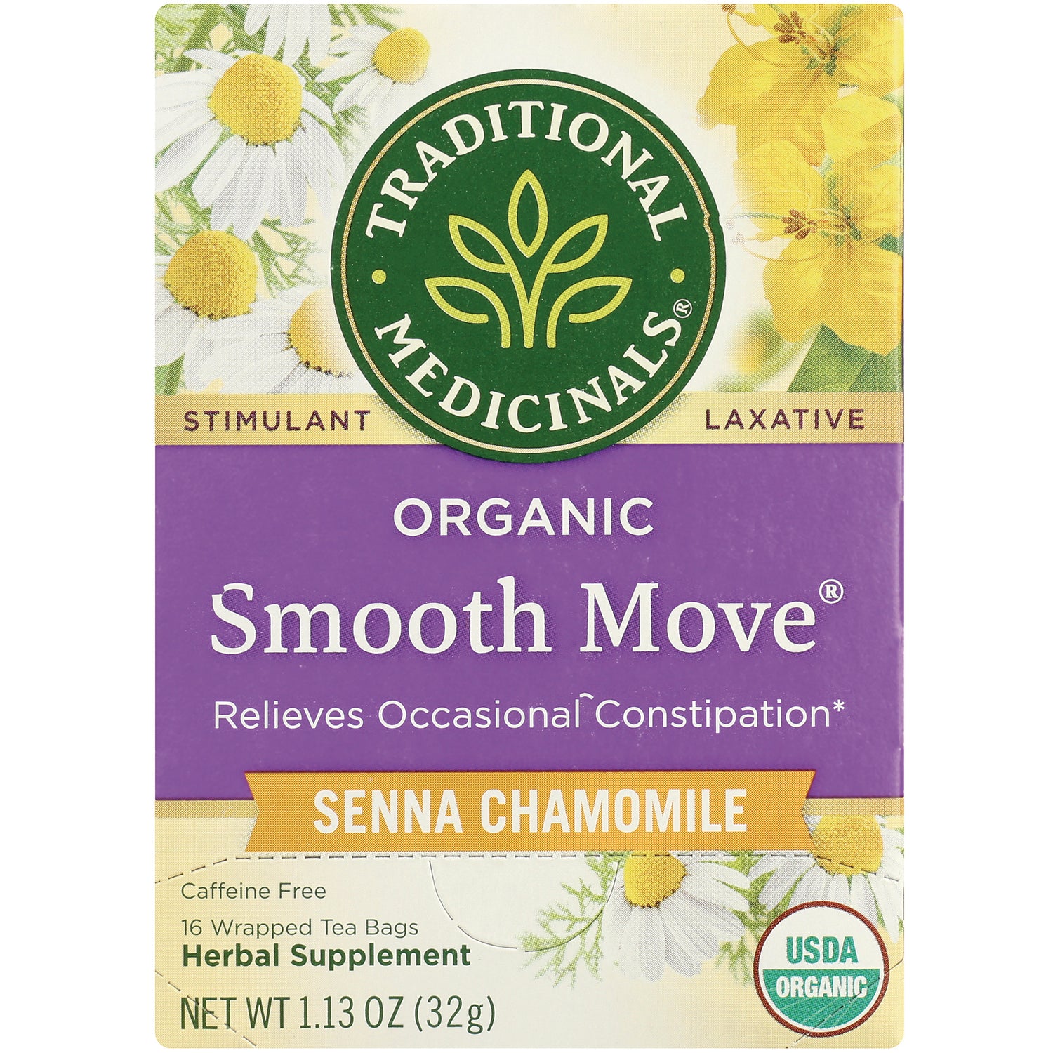 Organic Smooth Move Tea - Senna Chamomile