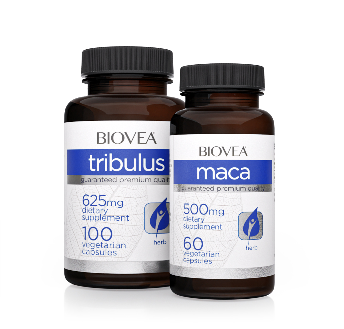TRIBULUS 625mg & MACA (Organic) 500mg VALUE PACK