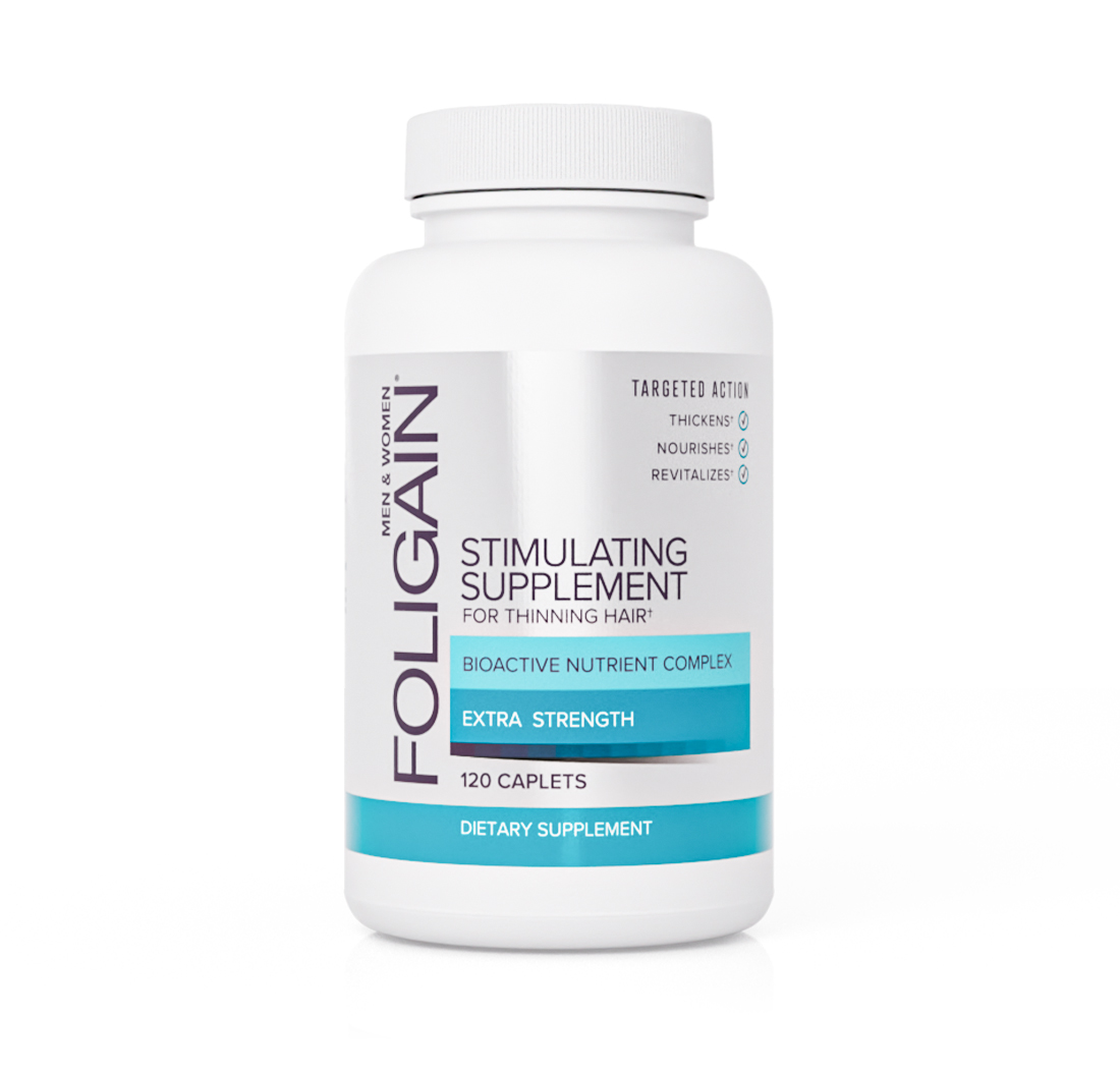 FOLIGAIN STIMULATING SUPPLEMENT FOR THINNING HAIR 120 Caplets