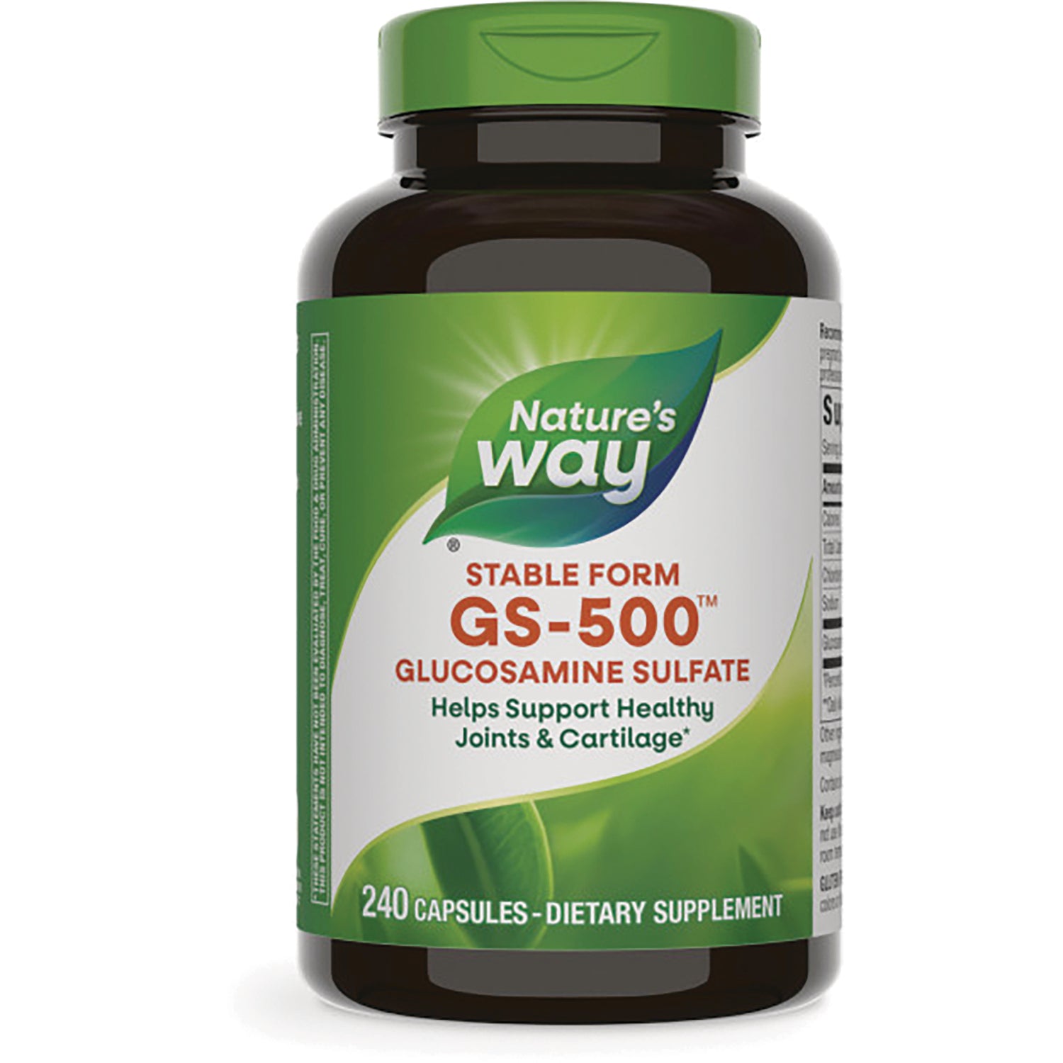 Stable Form GS-500 Glucosamine Sulfate