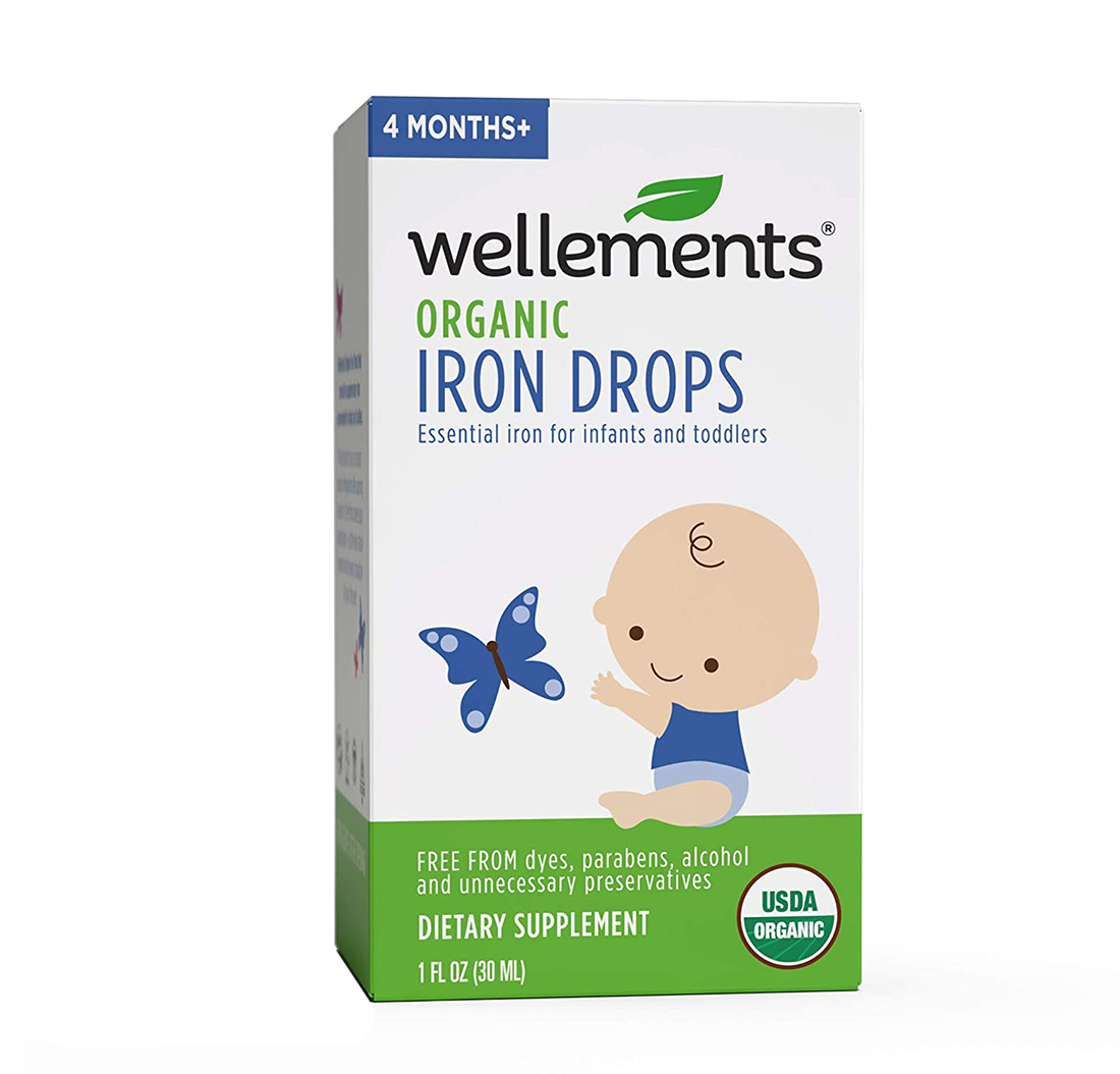 ORGANIC IRON DROPS (1 fl oz) 30 ml