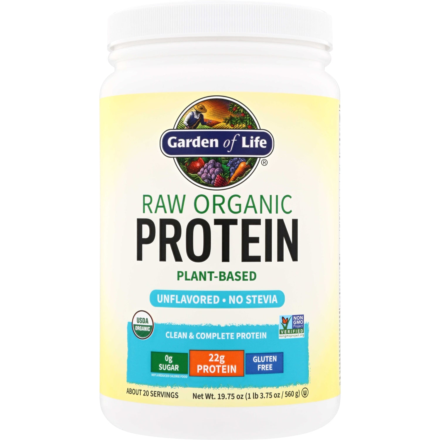 Raw Organic Protein Plant-Based - Unflavored