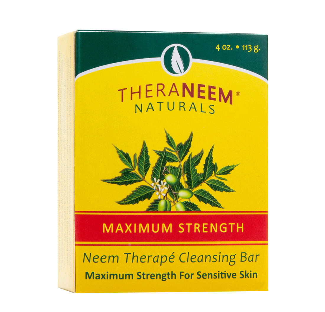 MAXIMUM STRENGTH NEEM OIL BAR SOAP (Fragrance Free) 4oz