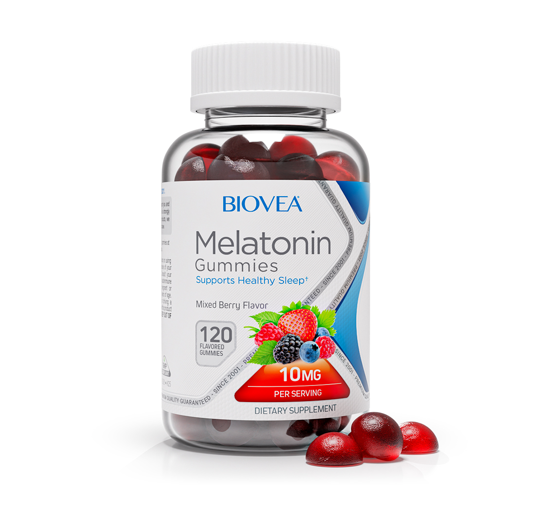 MELATONIN GUMMIES 10mg (Mixed Berry) 120 Gummies