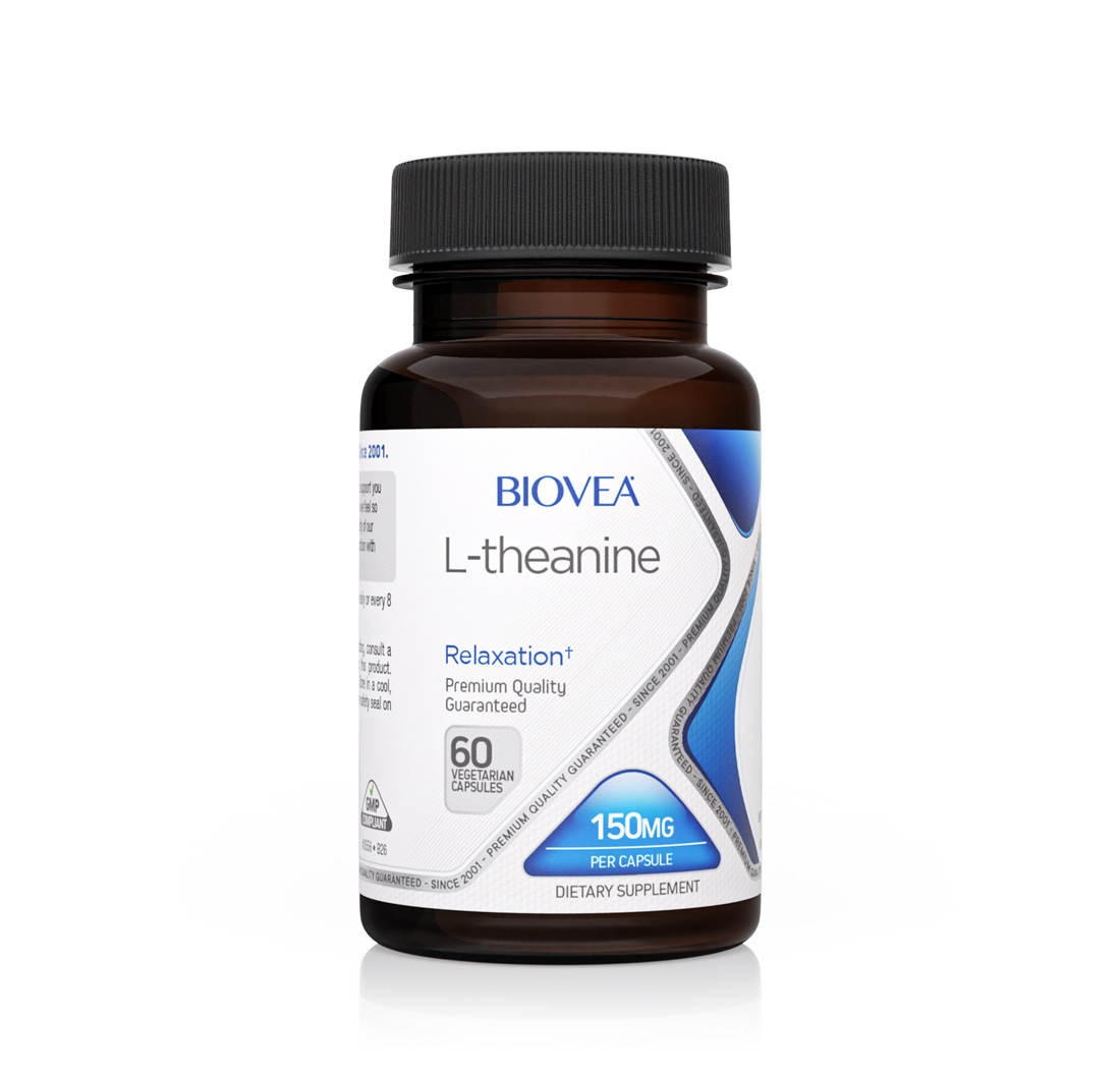 L-THEANINE 150mg 60 Vegetarian Capsules