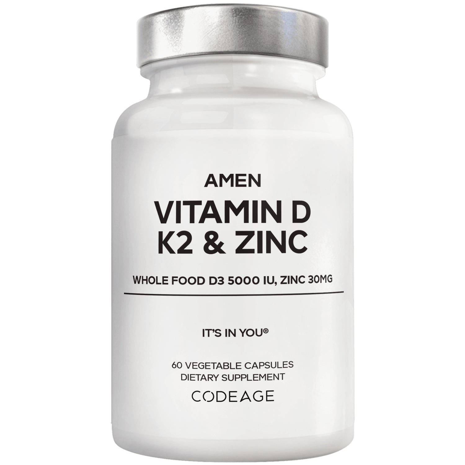 Amen Vitamin D, K2 & Zinc