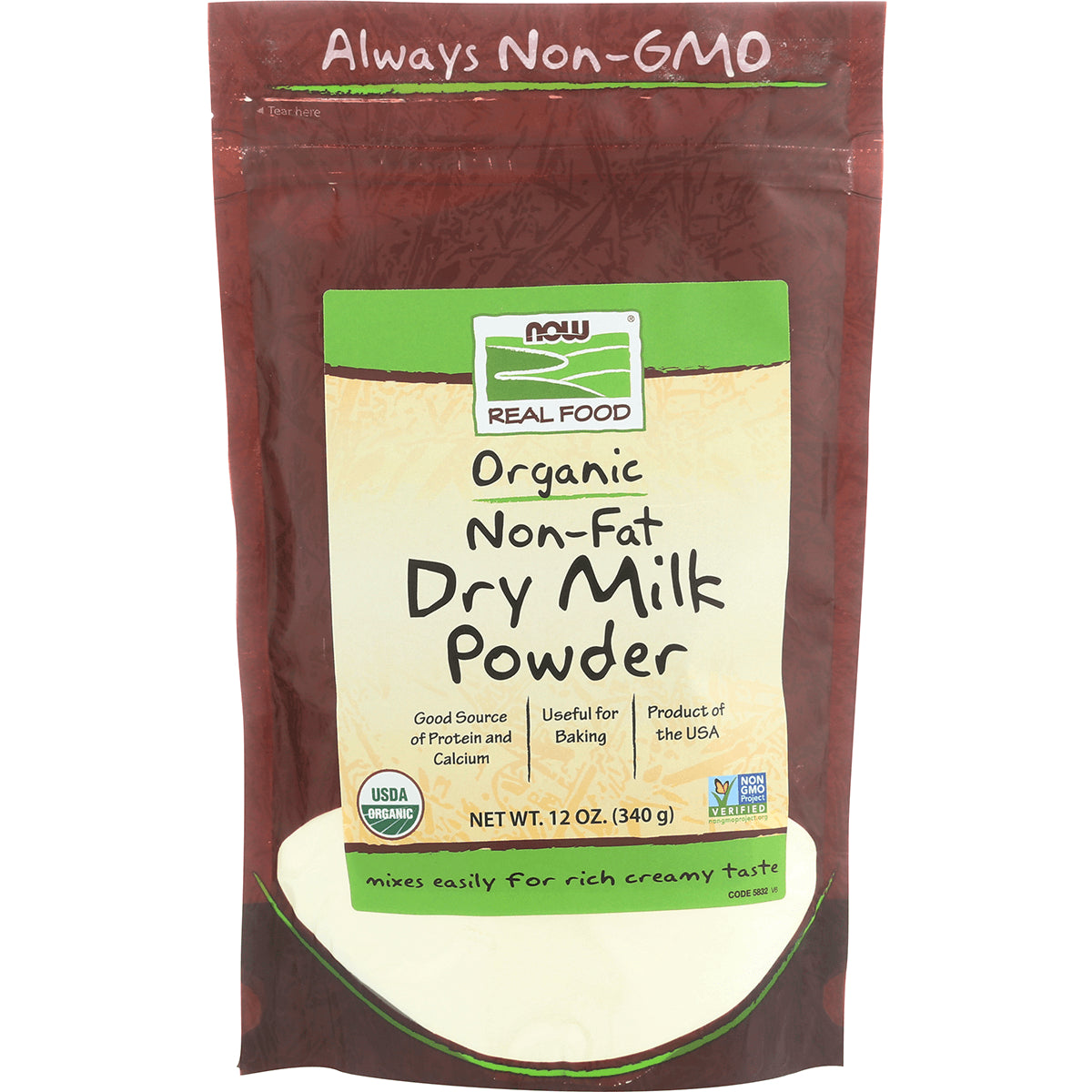 Organic Non-Fat Dry Milk Powder