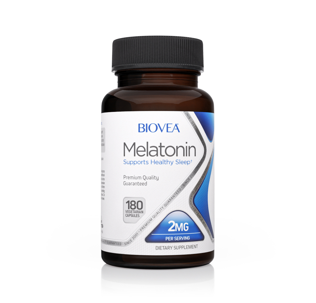 MELATONIN 2mg 180 Vegetarian Capsules
