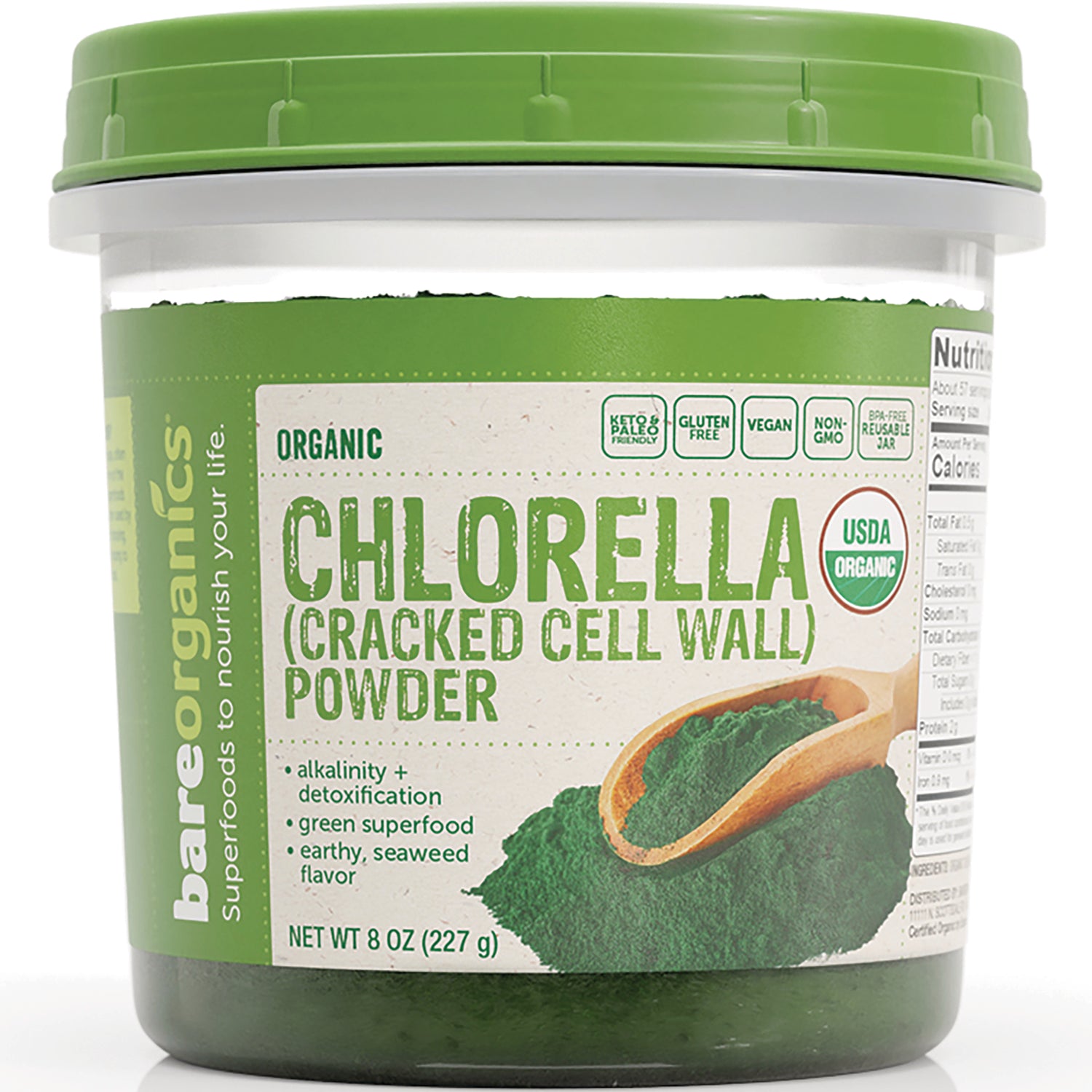 Organic Chlorella (Cracked Cell Wall) Powder