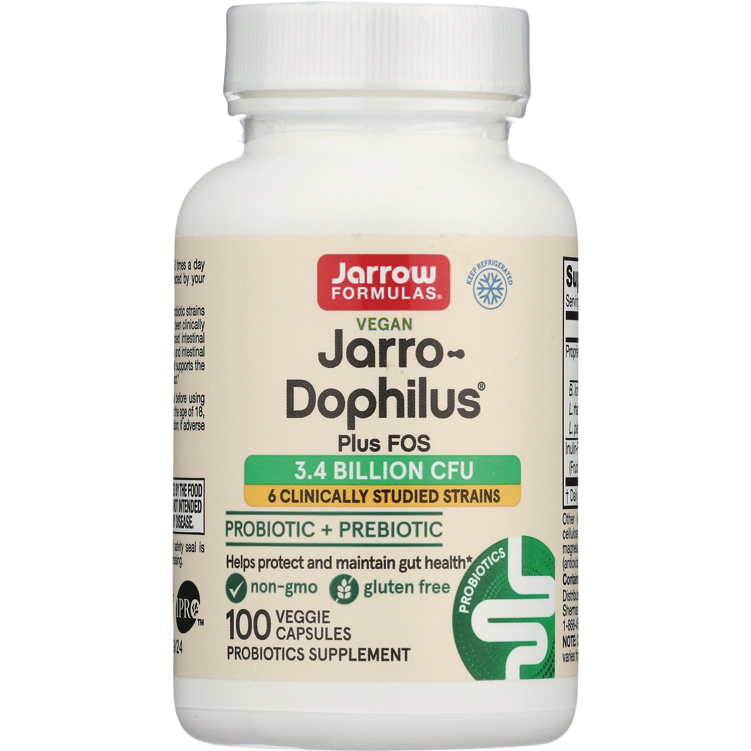 Vegan Jarro-Dophilus Plus FOS