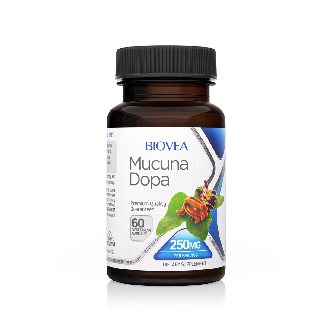 MUCUNA DOPA 250mg 60 Vegetarian Capsules