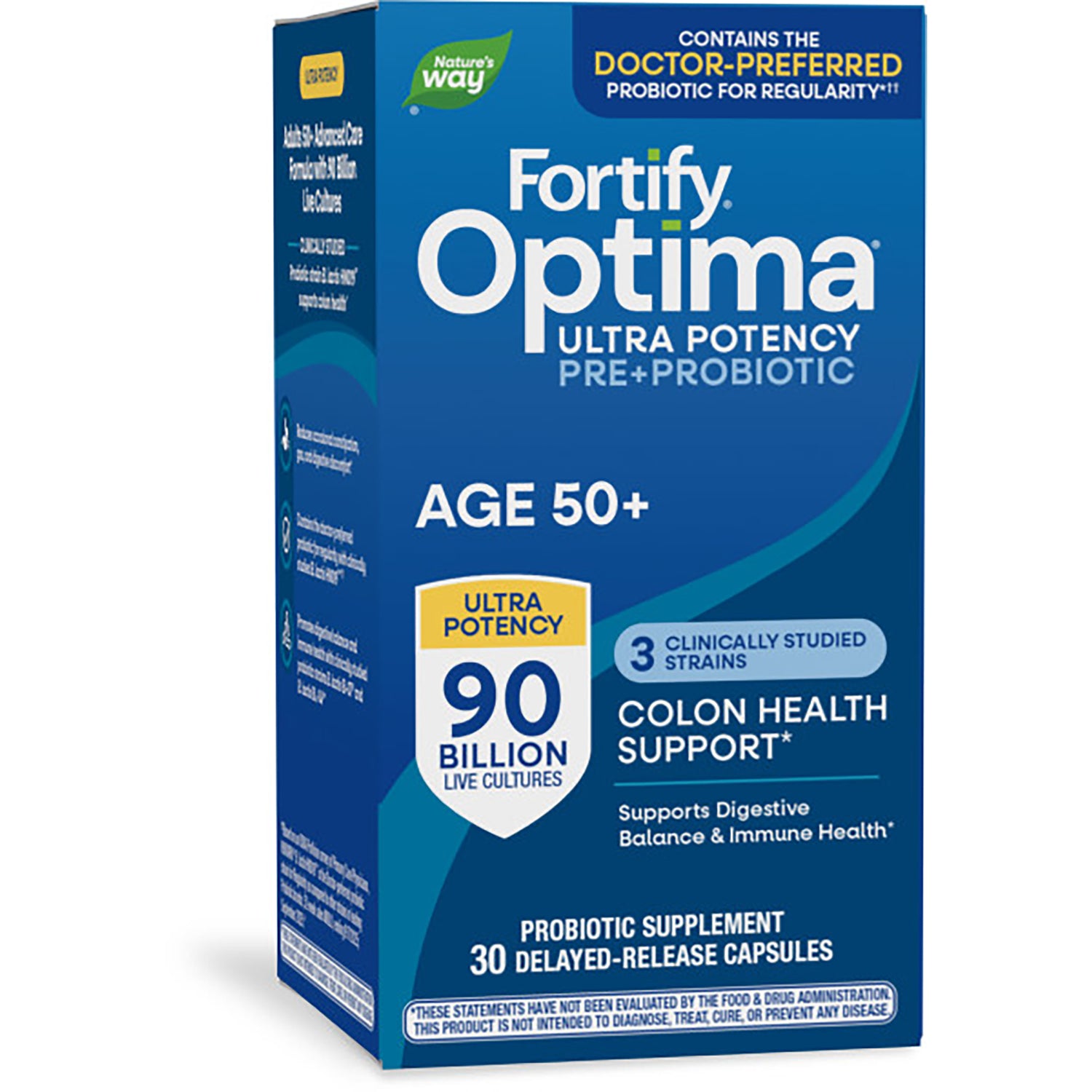 Fortify Optima Ultra Potency Pre + Probiotic Age 50+
