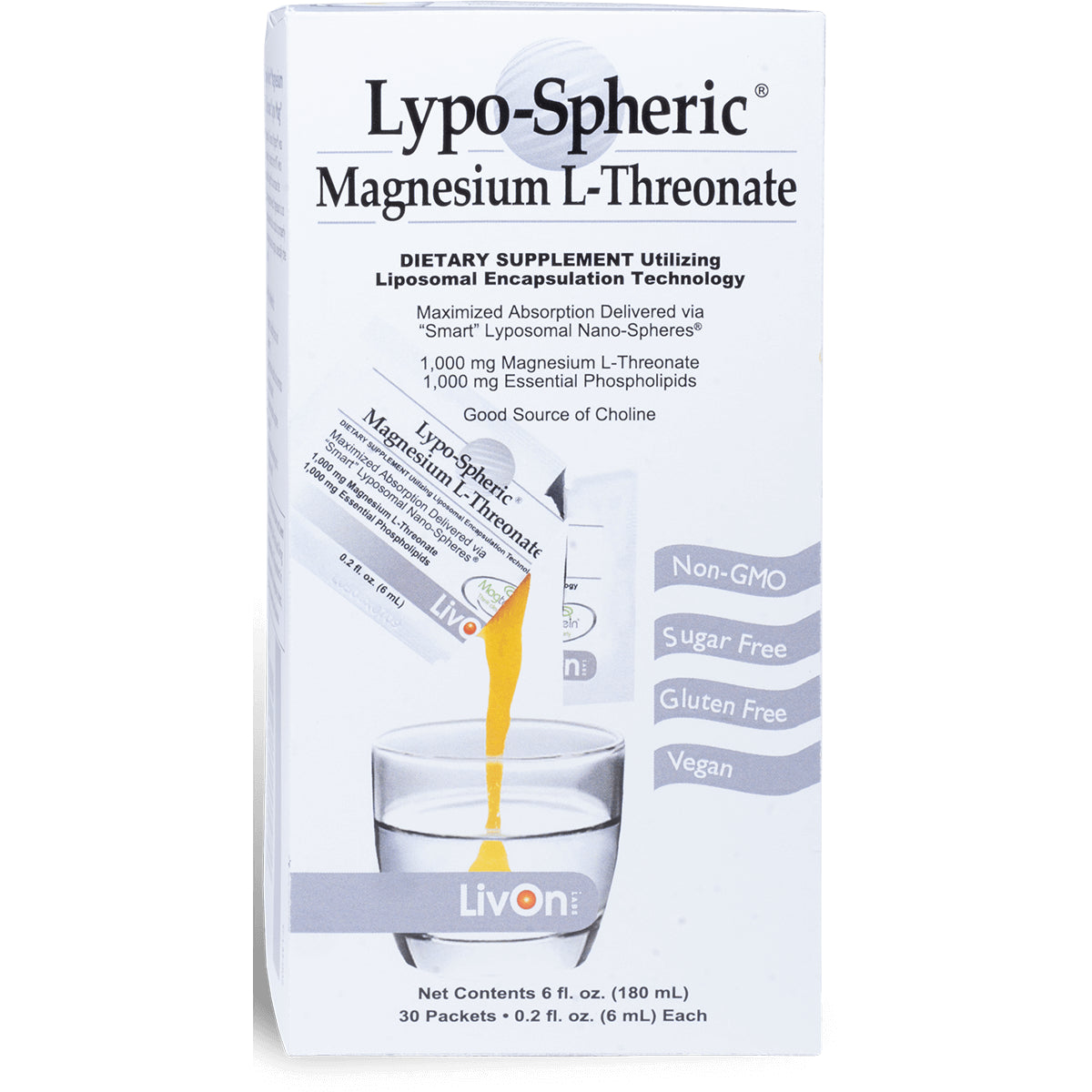 Lypo-Spheric Magnesium L-Threonate