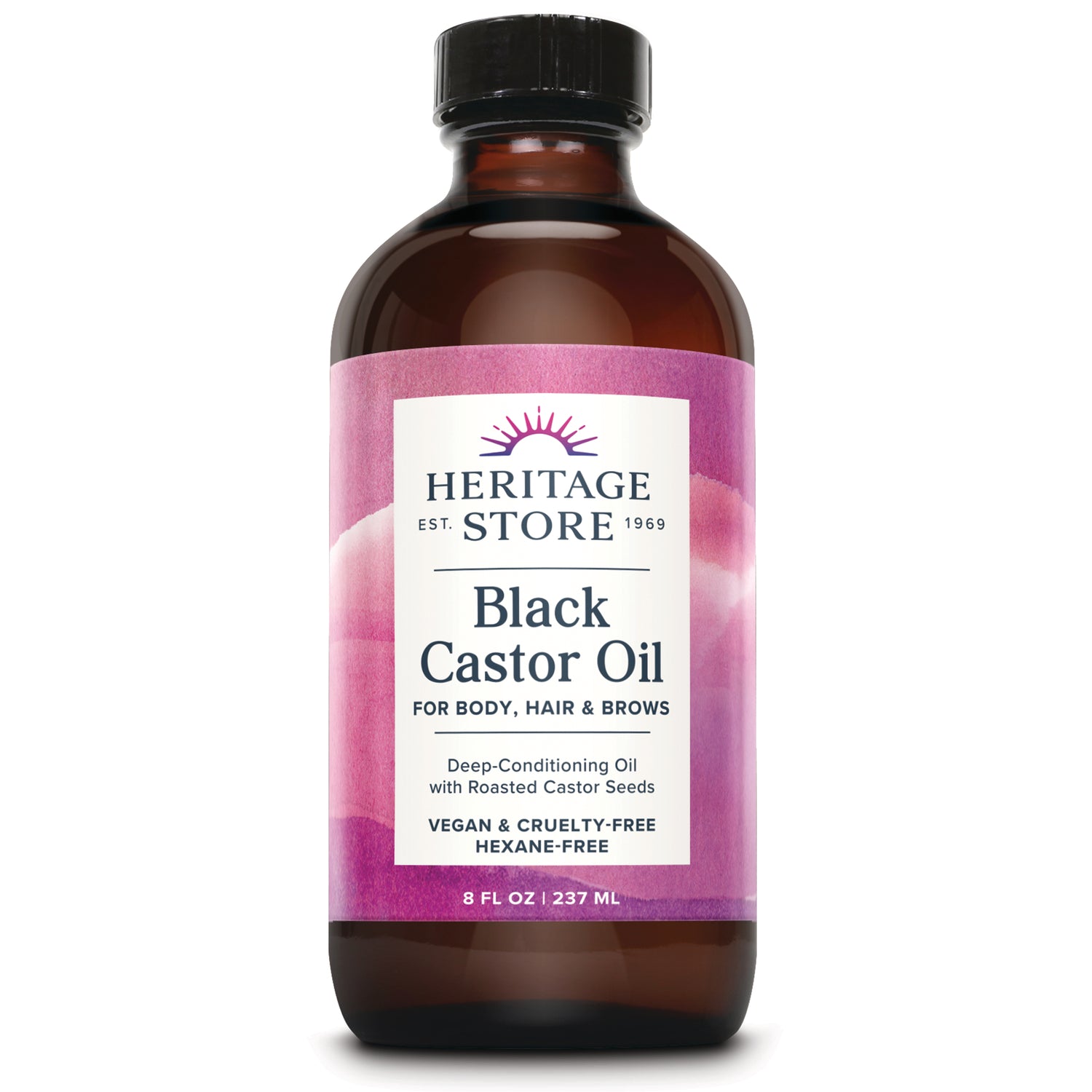 Black Castor Oil for Body, Hair and Brows