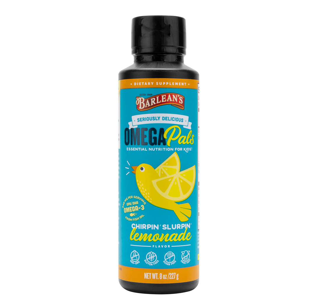 OMEGA KIDS SWIRL OMEGA-3 FISH OIL (Lemonade) (8oz) 227g
