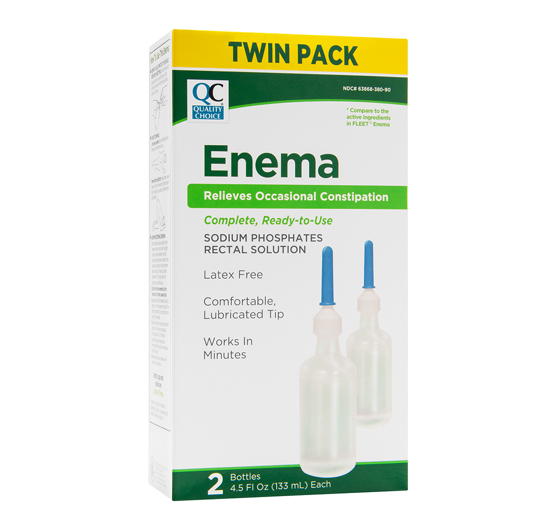 ENEMA Ready-to-Use (2 Pack) (Latex Free) (4.5 Fluid Oz) 133ml