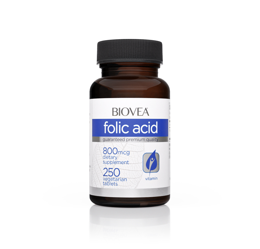 FOLIC ACID 800mcg 250 Tablets