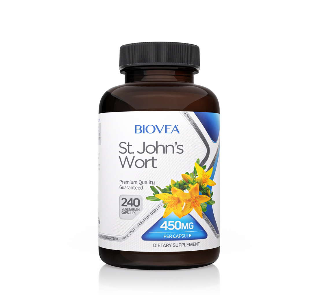 ST. JOHN'S WORT 450mg 240 Vegetarian Capsules