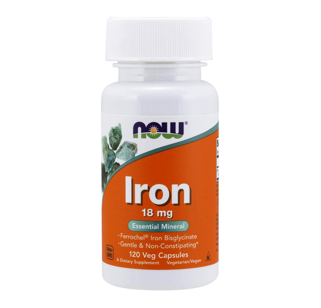 IRON 18mg 120 Vegetarian Capsules
