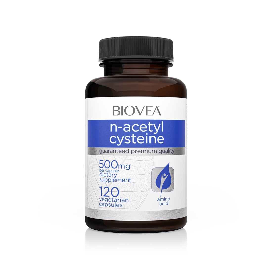 N-ACETYL CYSTEINE 500mg 120 Vegetarian Capsules