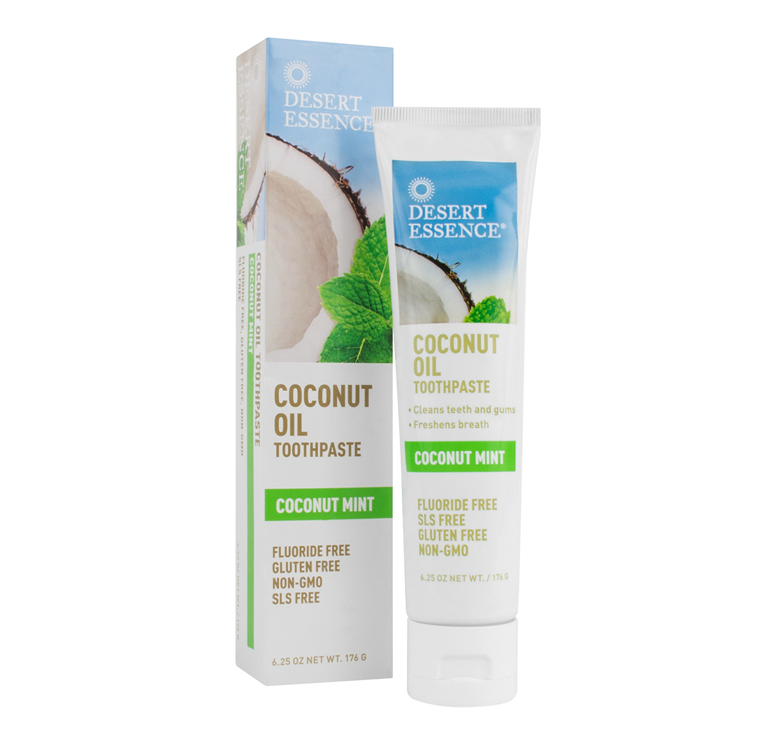 COCONUT OIL TOOTHPASTE (Mint) (6.25oz) 176g
