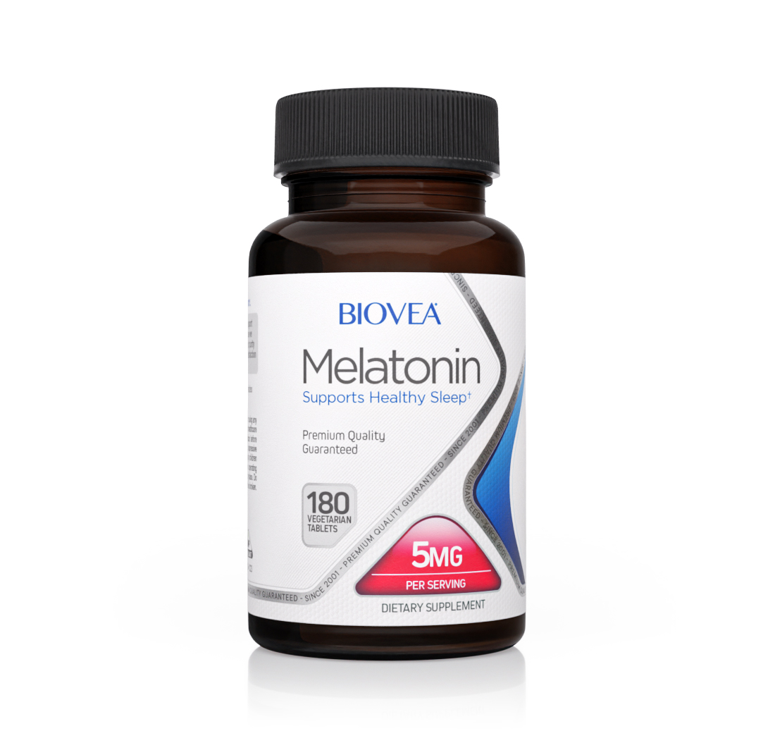 MELATONIN 5mg 180 Vegetarian Tablets