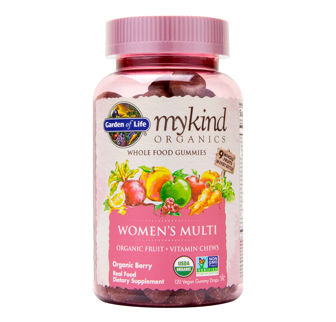 MYKIND ORGANICS WOMEN'S MULTI GUMMIES (Organic) (Berry) 120 Vegan Gummy Drops