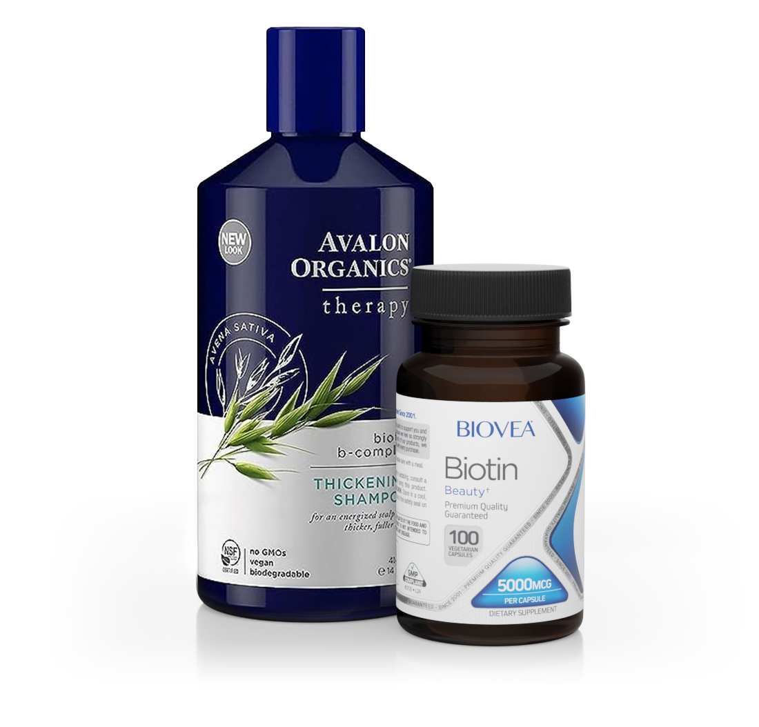THICKENING SHAMPOO BIOTIN B COMPLEX & CAPSULES