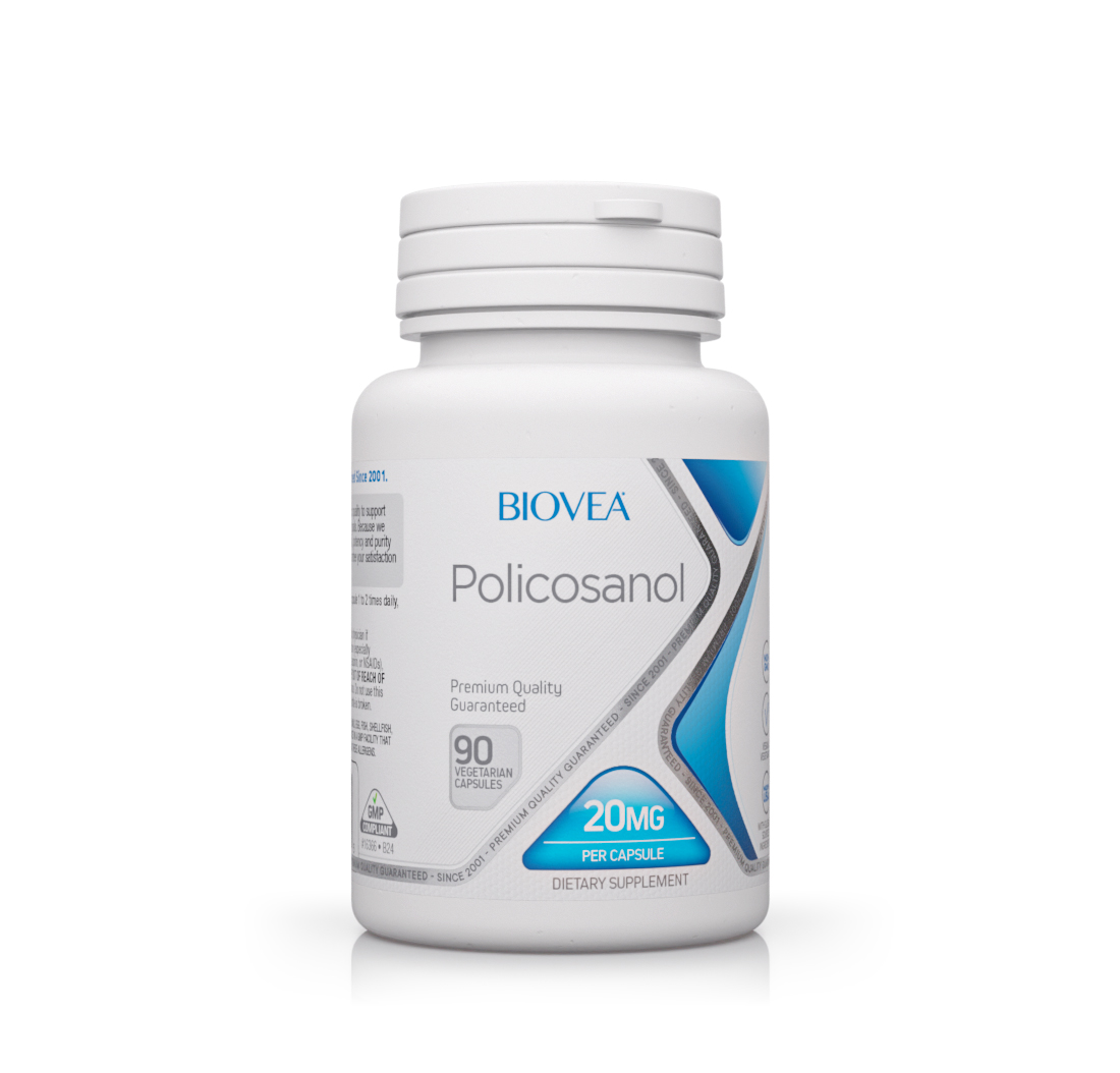 POLICOSANOL 20mg 90 Vegetarian Capsules