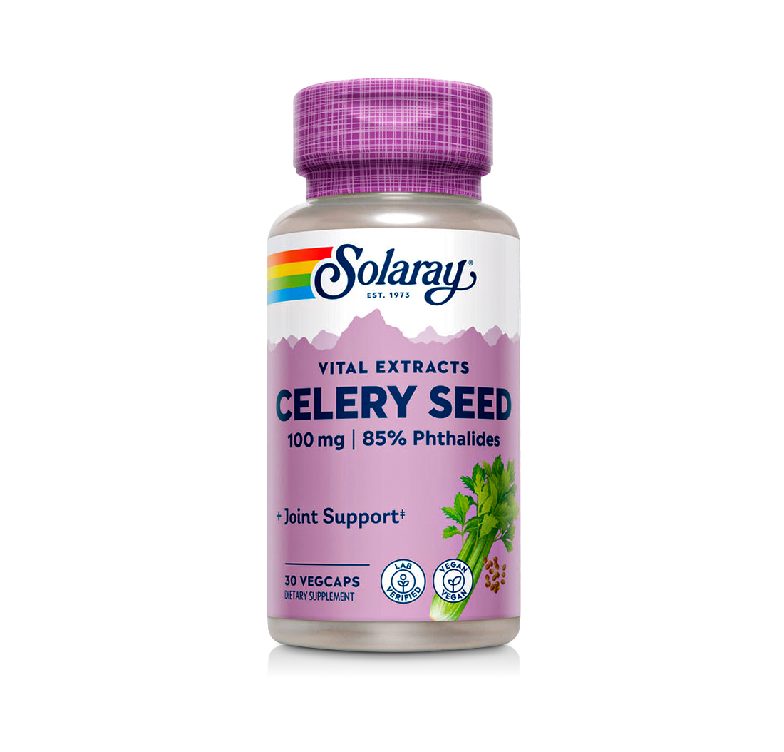 CELERY SEED EXTRACT 100mg 30 Vegetarian Capsules