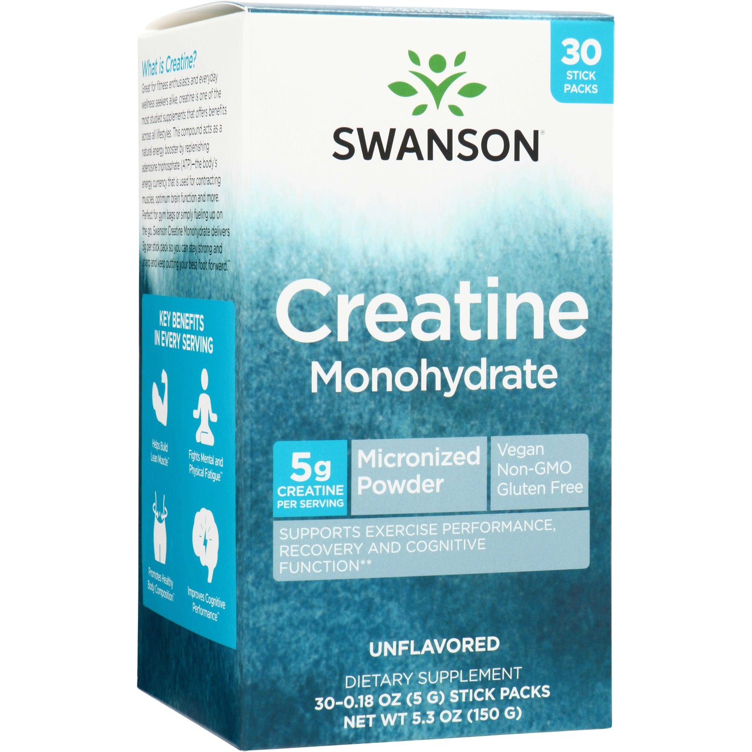 Creatine Monohydrate Stick Packs - Unflavored