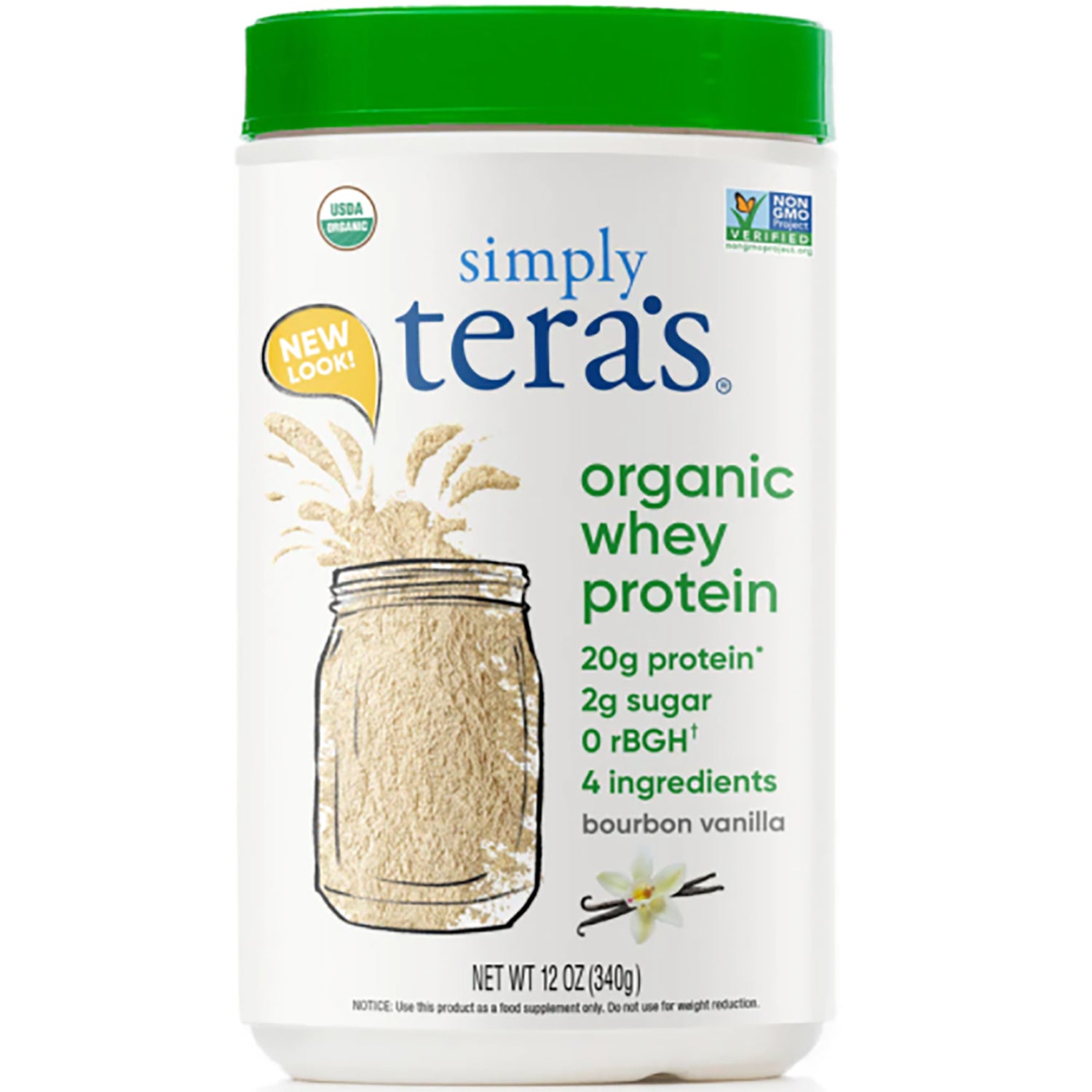 Organic Whey Protein - Bourbon Vanilla