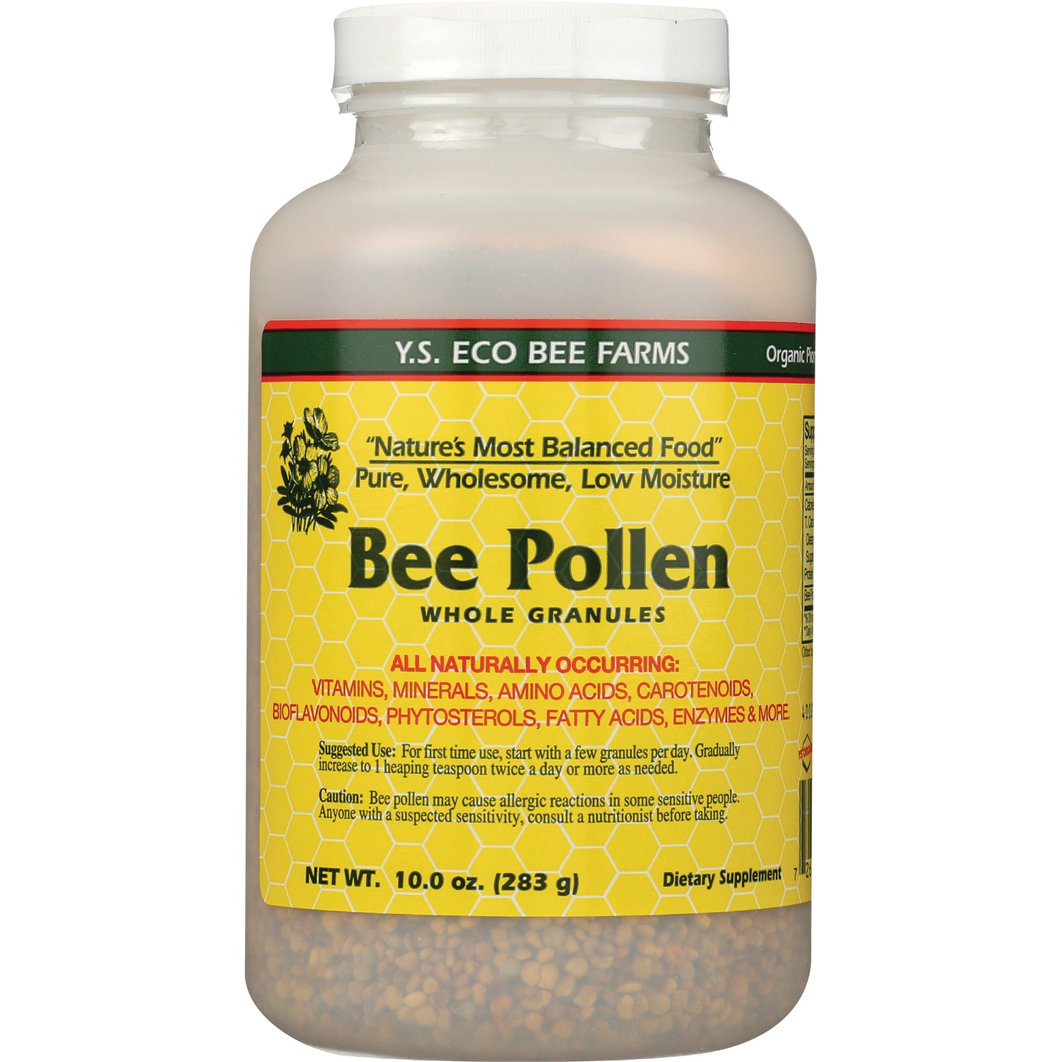 Low Moisture Bee Pollen Whole Granules