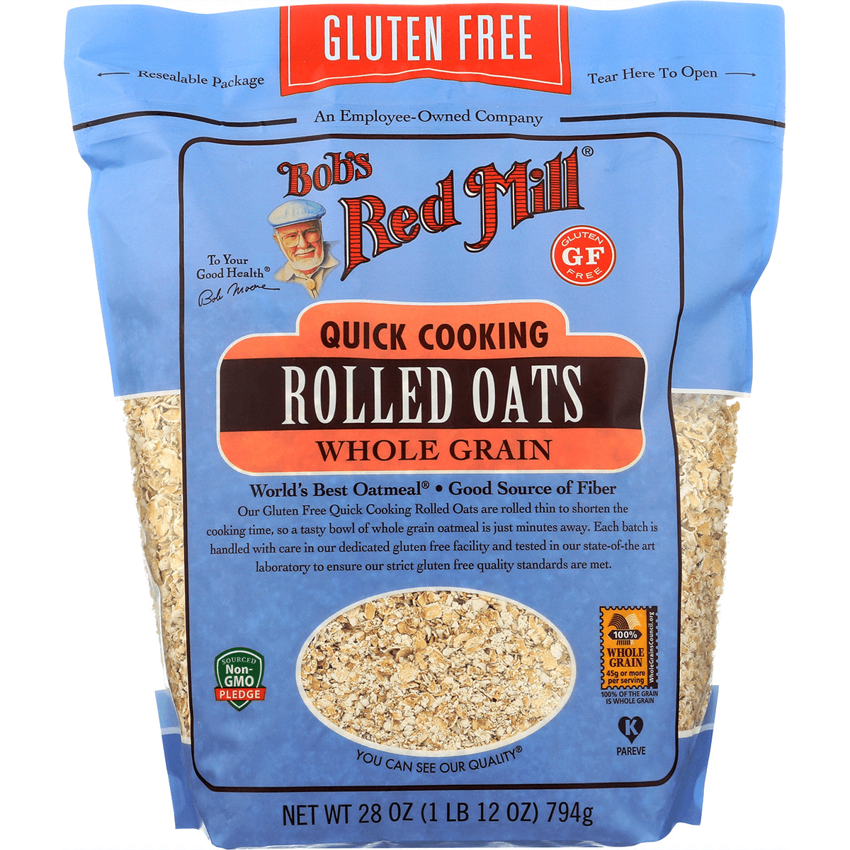 Gluten Free Quick Cooking Rolled Oats