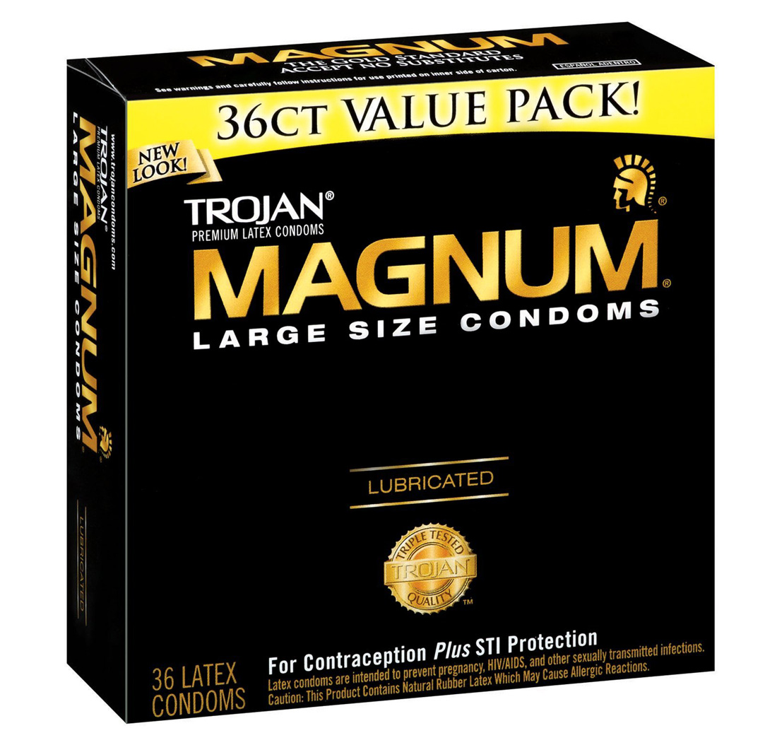 MAGNUM LUBRICATED CONDOMS 36 Pack