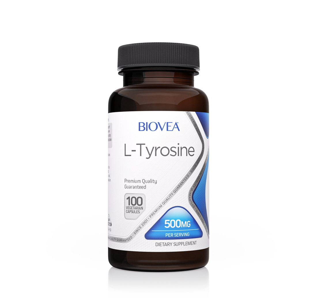 L-TYROSINE 500mg 100 Capsules