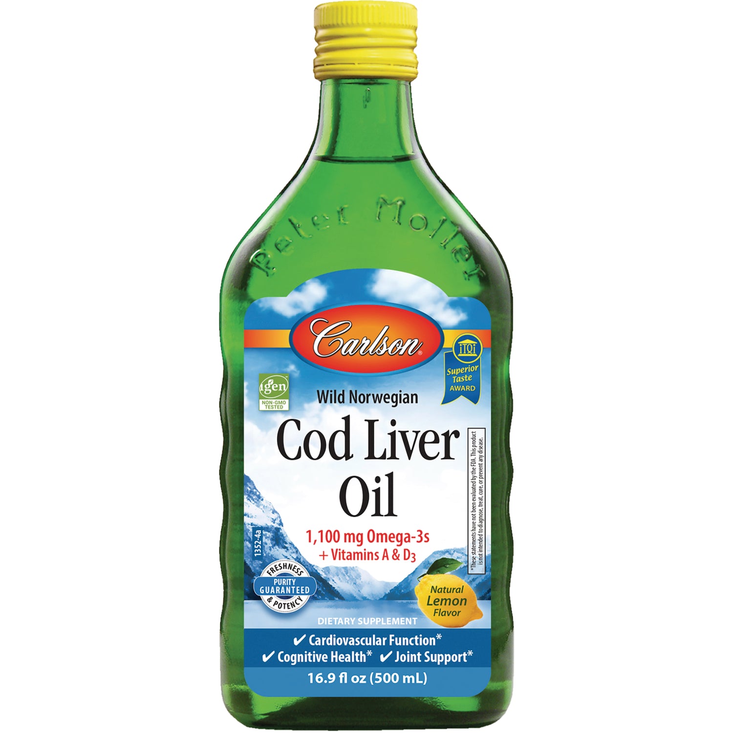 Wild Norwegian Cod Liver Oil - Lemon