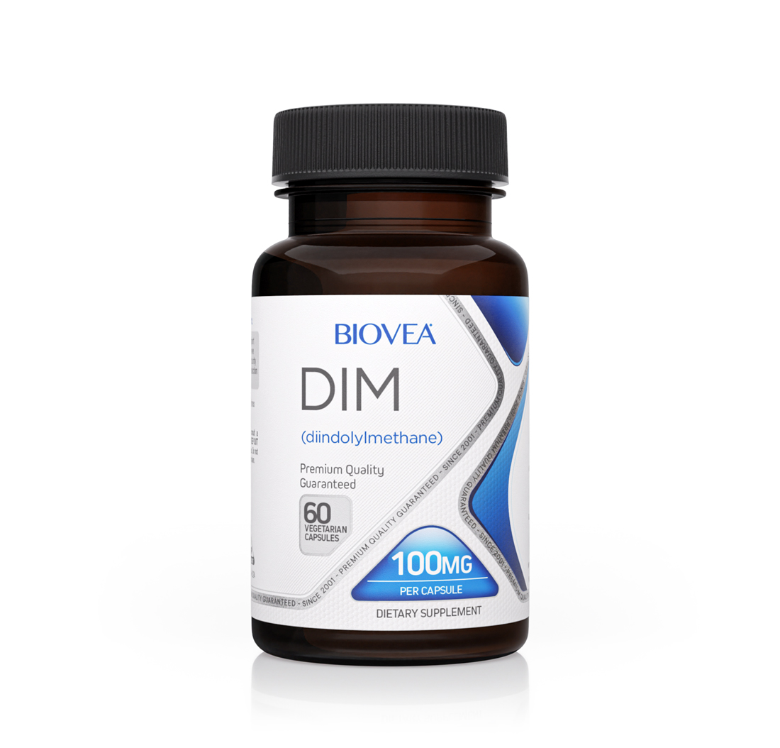 DIM (Diindolylmethane) 100mg 60 Vegetarian Capsules